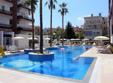 Квартира с двумя спальнями, 97м², в комплексе с зимним бассейном в районе Алании Оба в 300м от побережья под ВНЖ ID-18982 фото-12