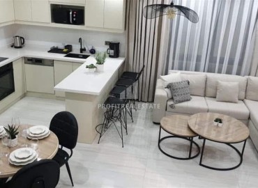 Стильный четырехкомнатный пентхаус, 150м², в современном комплексе с бассейном в центре Алании, в 300м от моря ID-18983 фото-3