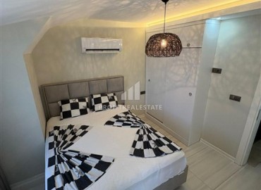 Стильный четырехкомнатный пентхаус, 150м², в современном комплексе с бассейном в центре Алании, в 300м от моря ID-18983 фото-13