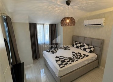 Стильный четырехкомнатный пентхаус, 150м², в современном комплексе с бассейном в центре Алании, в 300м от моря ID-18983 фото-14