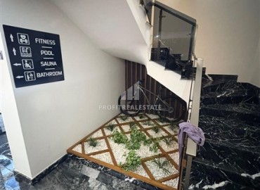 Стильный четырехкомнатный пентхаус, 150м², в современном комплексе с бассейном в центре Алании, в 300м от моря ID-18983 фото-23