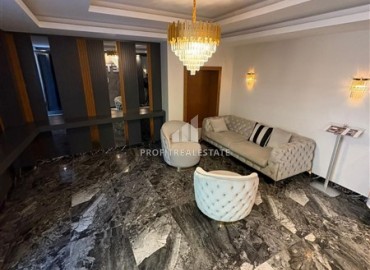 Стильный четырехкомнатный пентхаус, 150м², в современном комплексе с бассейном в центре Алании, в 300м от моря ID-18983 фото-25