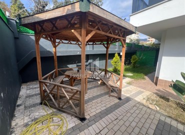 Трехкомнатная квартира, 85м², в новом комплексе с бассейном, с отличной локацией в центре Алании под ВНЖ ID-18985 фото-14