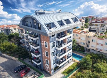 Пентхаус с двумя спальнями, 90м², в комплексе 2023 года постройки с отличной локацией в районе Алании - Оба ID-18990 фото-1