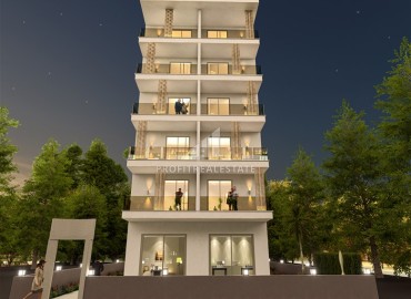 Инвестиционный проект на начальном этапе строительства: квартиры 56-135м², в резиденции в центре Алании, 50м от моря ID-18991 фото-2