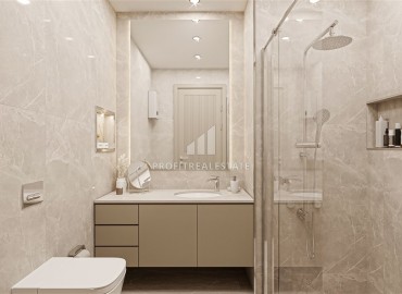 Инвестиционный проект на начальном этапе строительства: квартиры 56-135м², в резиденции в центре Алании, 50м от моря ID-18991 фото-3