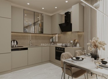 Инвестиционный проект на начальном этапе строительства: квартиры 56-135м², в резиденции в центре Алании, 50м от моря ID-18991 фото-4