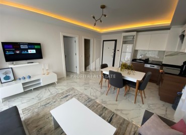 Меблированная квартира с одной спальней, 65м² в центре Алании, в современном комплексе с инфраструктурой под ВНЖ ID-18997 фото-8