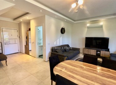 Элегантный четырехкомнатный садовый дуплекс, 121м² в комплексе премиум класса в районе Оба, Алания под ВНЖ ID-18998 фото-3