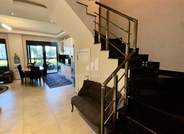 Элегантный четырехкомнатный садовый дуплекс, 121м² в комплексе премиум класса в районе Оба, Алания под ВНЖ ID-18998 фото-5