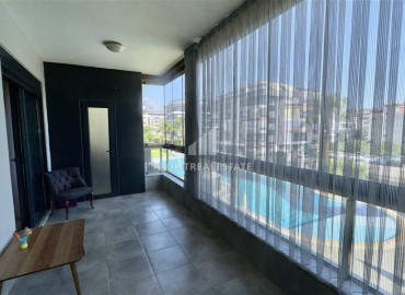 Элегантный четырехкомнатный садовый дуплекс, 121м² в комплексе премиум класса в районе Оба, Алания под ВНЖ ID-18998 фото-17