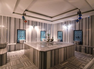 Элегантный четырехкомнатный садовый дуплекс, 121м² в комплексе премиум класса в районе Оба, Алания под ВНЖ ID-18998 фото-19