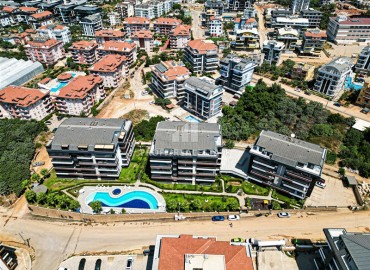 Элегантный четырехкомнатный садовый дуплекс, 121м² в комплексе премиум класса в районе Оба, Алания под ВНЖ ID-18998 фото-25