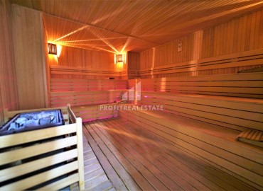 Укомплектованная квартира 1+1, 75м², в элитной резиденции в 150м от моря в районе Махмутлар, Алания ID-18999 фото-20