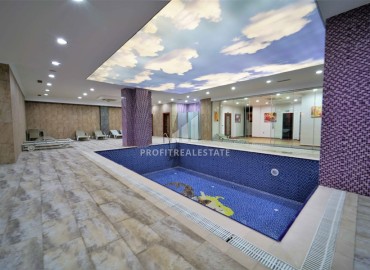 Укомплектованная квартира 1+1, 75м², в элитной резиденции в 150м от моря в районе Махмутлар, Алания ID-18999 фото-21