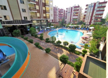 Укомплектованная квартира 1+1, 75м², в элитной резиденции в 150м от моря в районе Махмутлар, Алания ID-18999 фото-24