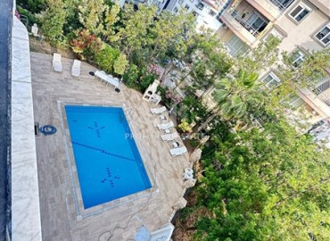 Уютная квартира с двумя спальнями, 105м², в комплексе с бассейном в районе Джикджилли, Алания под ВНЖ ID-19001 фото-16