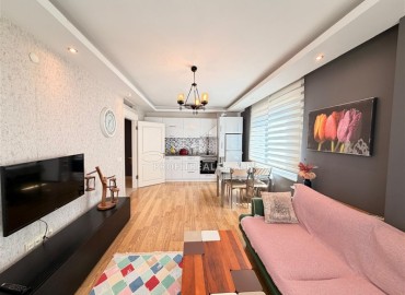 Меблированная квартира 1+1, 60м², в комплексе с бассейном от собственника в районе Махмутлар, Алания ID-19002 фото-2