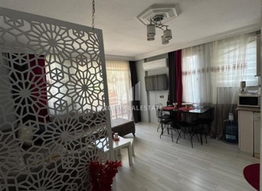 Центр Алании: обновленная меблированная квартира 1+1, 60м², в резиденции с бассейном в 800м от Средиземного моря под ВНЖ ID-19003 фото-3