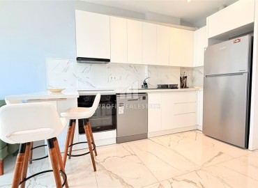 Элегантная квартира с одной спальней, 50м², в центре Алании, 150м от моря с возможностью краткосрочной аренды ID-19007 фото-3