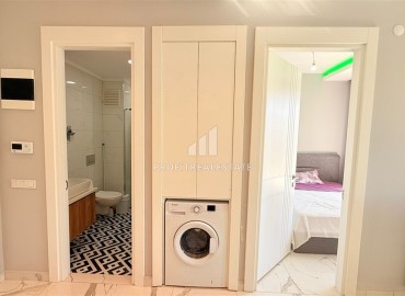 Элегантная квартира с одной спальней, 50м², в центре Алании, 150м от моря с возможностью краткосрочной аренды ID-19007 фото-4