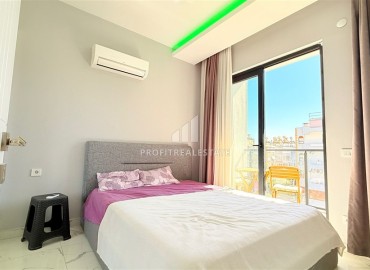 Элегантная квартира с одной спальней, 50м², в центре Алании, 150м от моря с возможностью краткосрочной аренды ID-19007 фото-5