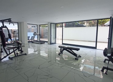 Элегантная квартира с одной спальней, 50м², в центре Алании, 150м от моря с возможностью краткосрочной аренды ID-19007 фото-9