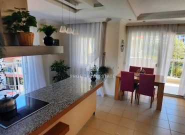 Furnished two bedroom apartment, 115m², with mountain views in a cozy residence in Oba, Alanya ID-15285 фото-6