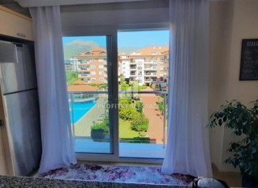 Furnished two bedroom apartment, 115m², with mountain views in a cozy residence in Oba, Alanya ID-15285 фото-7