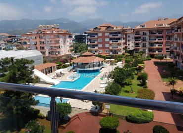 Furnished two bedroom apartment, 115m², with mountain views in a cozy residence in Oba, Alanya ID-15285 фото-11