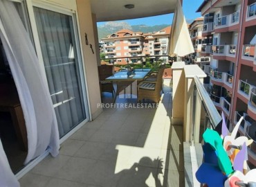Furnished two bedroom apartment, 115m², with mountain views in a cozy residence in Oba, Alanya ID-15285 фото-15