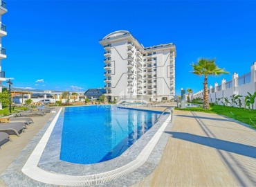 Квартира с одной спальней, 55м², с чистовой отделкой в новой резиденции премиум класса в районе Паяллар, Алания ID-19011 фото-13