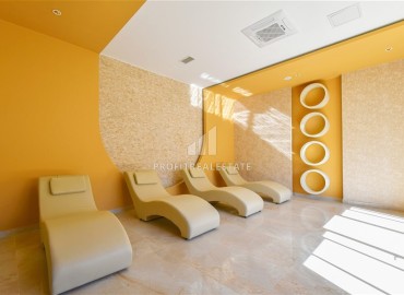 Квартира с одной спальней, 55м², с чистовой отделкой в новой резиденции премиум класса в районе Паяллар, Алания ID-19011 фото-17