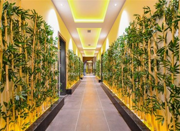 Квартира с одной спальней, 55м², с чистовой отделкой в новой резиденции премиум класса в районе Паяллар, Алания ID-19011 фото-34