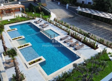 Видовые апартаменты 1+1, 47м² в элегантной резиденции с инфраструктурой на первой береговой линии в районе Кестель, Алания ID-19012 фото-18