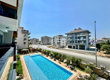 Двухкомнатная квартира, 50м², с чистовой отделкой в новом комплексе с зимним бассейном в районе Каракоджалы, Оба, Алания ID-19013 фото-9