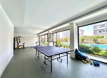 Двухкомнатная квартира, 50м², с чистовой отделкой в новом комплексе с зимним бассейном в районе Каракоджалы, Оба, Алания ID-19013 фото-14