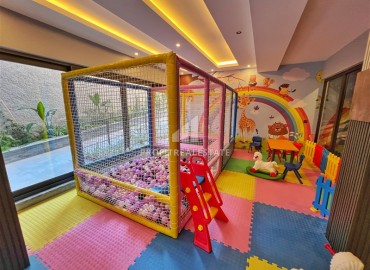 Новая трехкомнатная квартира, 61м², с чистовой отделкой в центре Алании в комплексе с инфраструктурой, 650м от моря ID-19016 фото-16