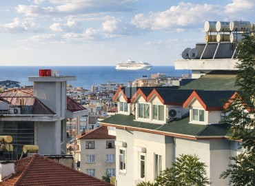 Уютная квартира с двумя спальнями, 105м², в комплексе с бассейном в районе Джикджилли, Алания под ВНЖ ID-19001 фото-14