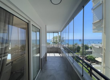 Элитная двухкомнатная квартира, 95м², на первой береговой линии с видом на Аланийскую крепость в районе Тосмур, Алания ID-19019 фото-22