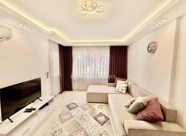 Укомплектованные апартаменты 1+1, 66м², в элитной резиденции в 300м от моря в районе Махмутлар, Алания ID-19024 фото-3