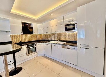 Укомплектованные апартаменты 1+1, 66м², в элитной резиденции в 300м от моря в районе Махмутлар, Алания ID-19024 фото-5