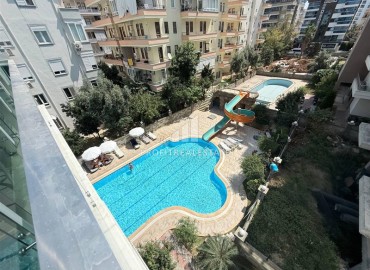 Укомплектованные апартаменты 1+1, 66м², в элитной резиденции в 300м от моря в районе Махмутлар, Алания ID-19024 фото-10