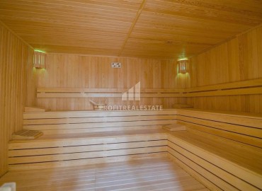 Укомплектованные апартаменты 1+1, 66м², в элитной резиденции в 300м от моря в районе Махмутлар, Алания ID-19024 фото-11