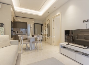 Элитные видовые апартаменты 1+1, 55м², в комплексе с отельной инфраструктурой на первой береговой линии в Махмутларе, Алания ID-19028 фото-3