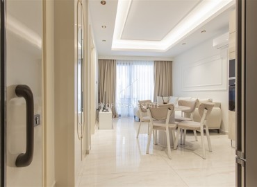 Элитные видовые апартаменты 1+1, 55м², в комплексе с отельной инфраструктурой на первой береговой линии в Махмутларе, Алания ID-19028 фото-6