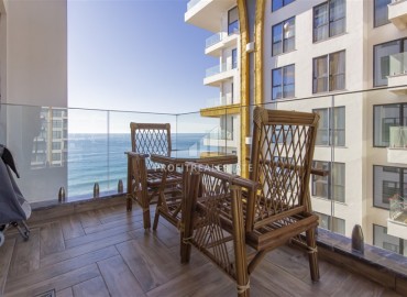 Элитные видовые апартаменты 1+1, 55м², в комплексе с отельной инфраструктурой на первой береговой линии в Махмутларе, Алания ID-19028 фото-13