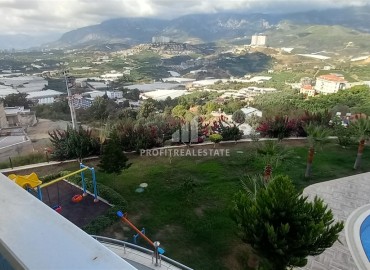 Видовые двухкомнатные апартаменты, 56м², в комплексе премиум класса в горах района Каргыджак, Алания ID-19033 фото-13