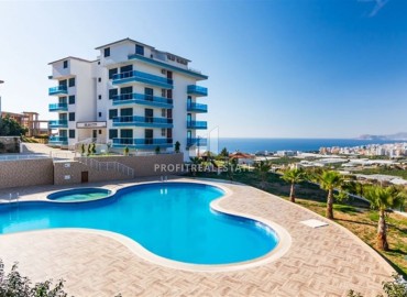 Видовые двухкомнатные апартаменты, 56м², в комплексе премиум класса в горах района Каргыджак, Алания ID-19033 фото-20