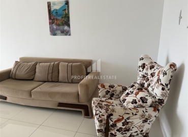 Готовая к проживанию, квартира с одной спальней, 60м² с видом на море, в комплексе с бассейном в центре Алании ID-19036 фото-3